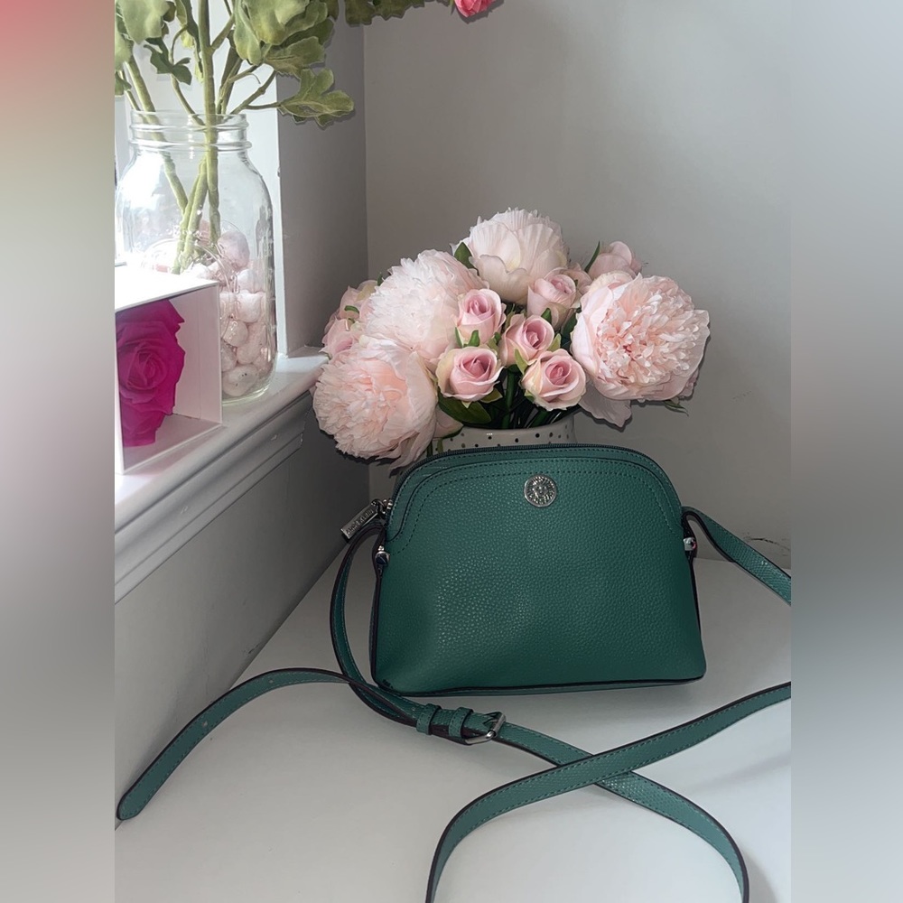 Mini Dark Green Anne Klein crossbody